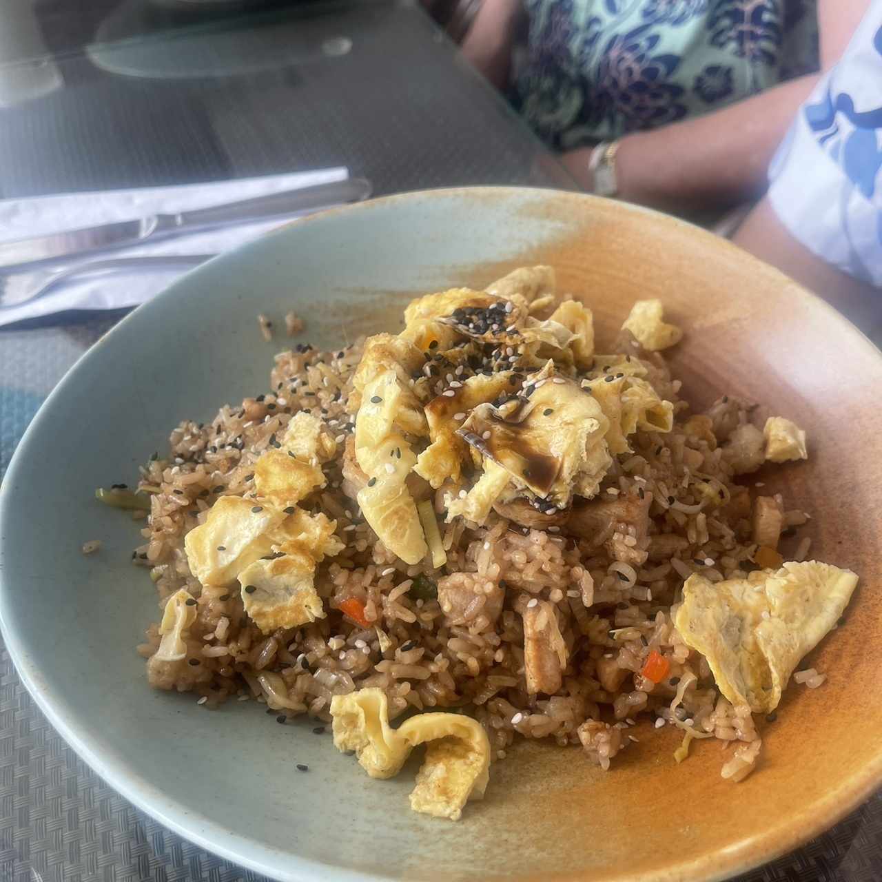 Chaufa de pollo 