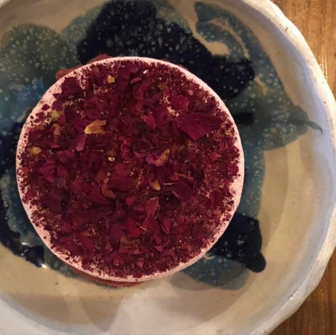 Postre de rosas 