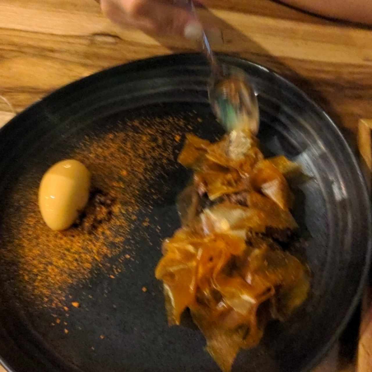 Postre de chocolate