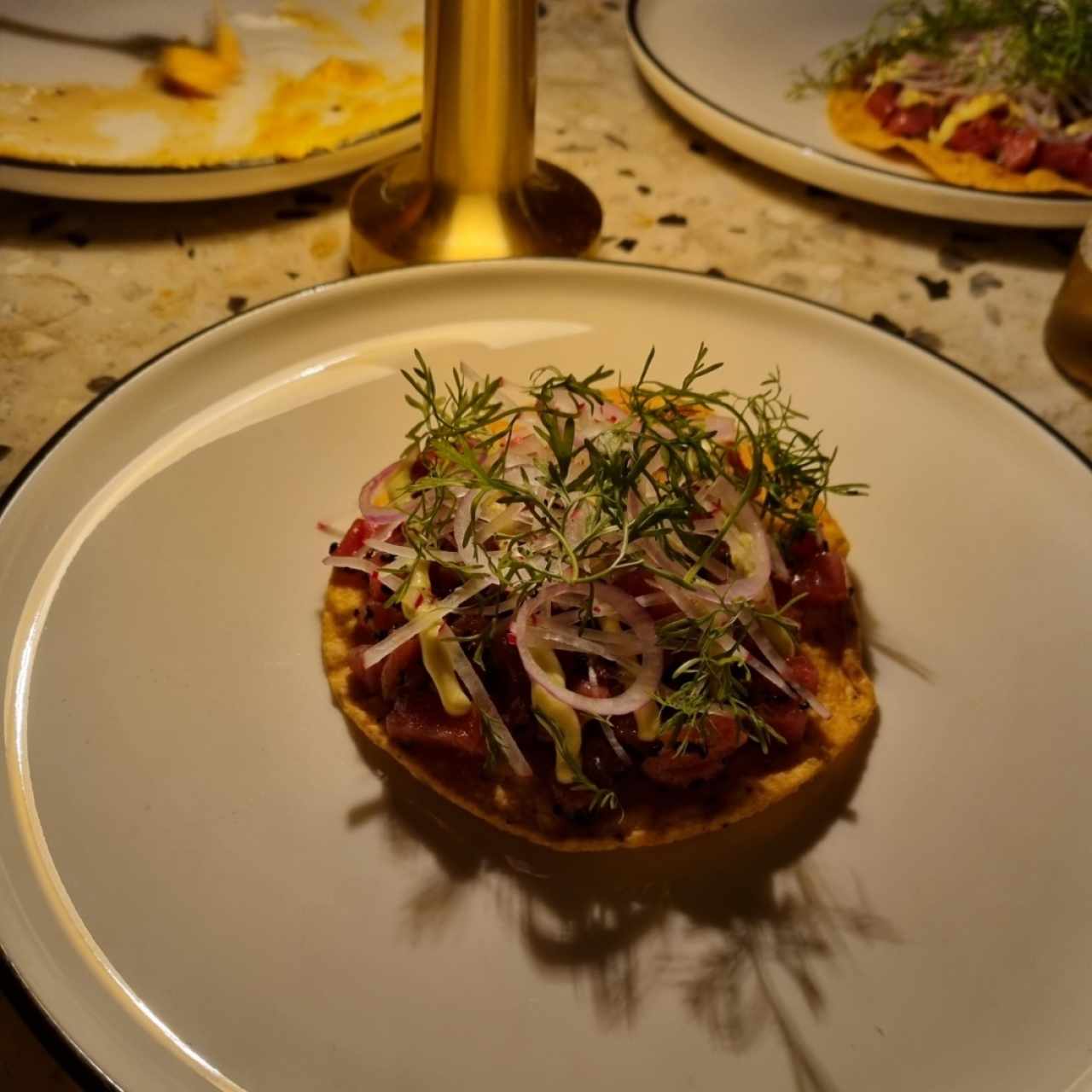Tostada de atún
