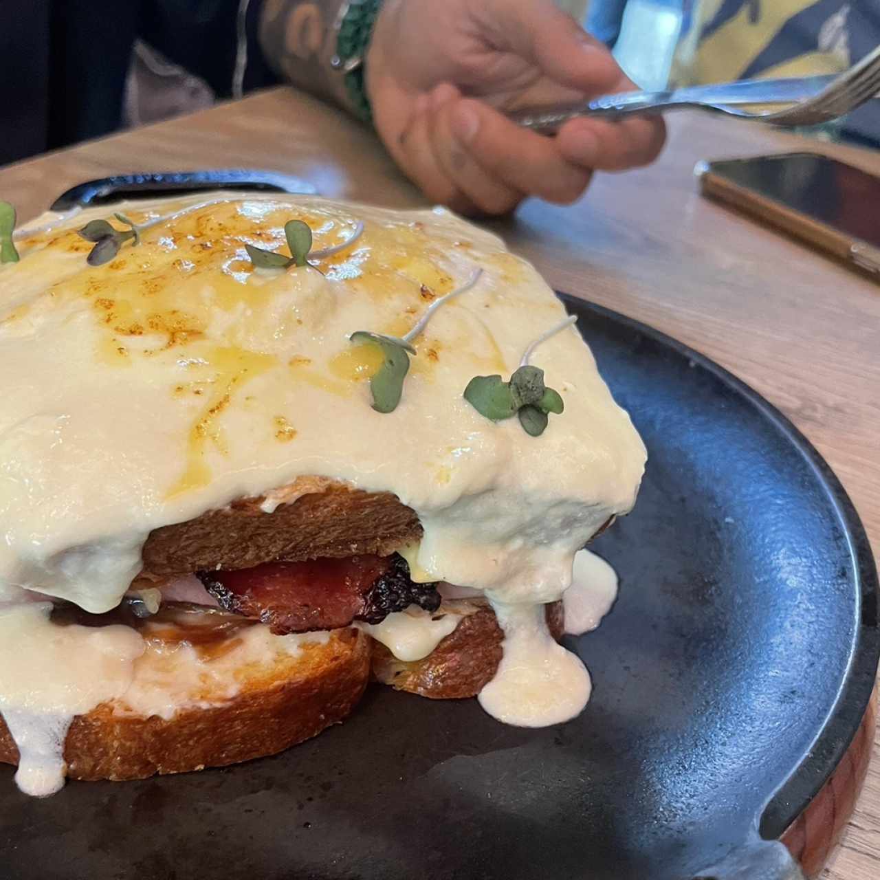 Sandwich gratinado