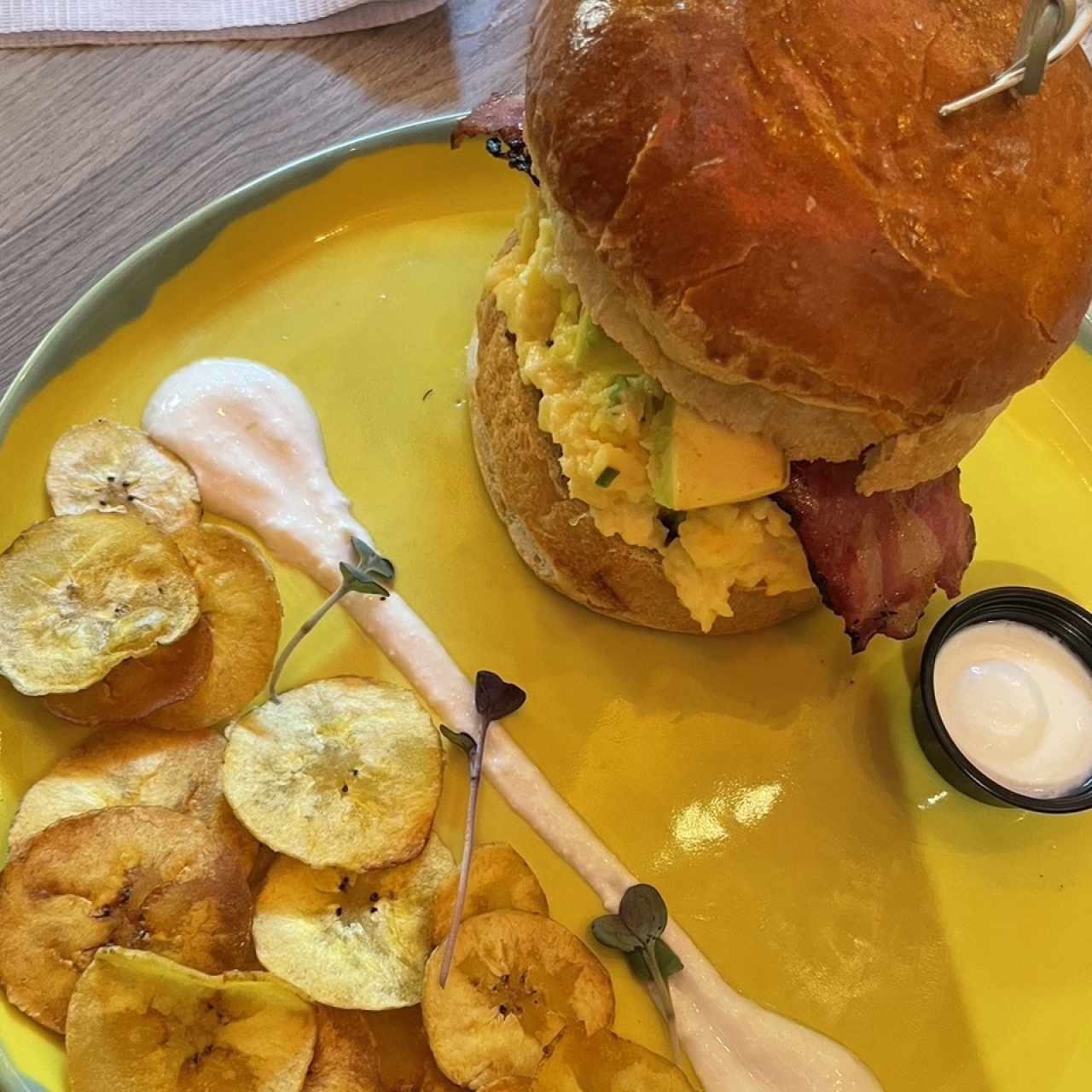 Egg burguer