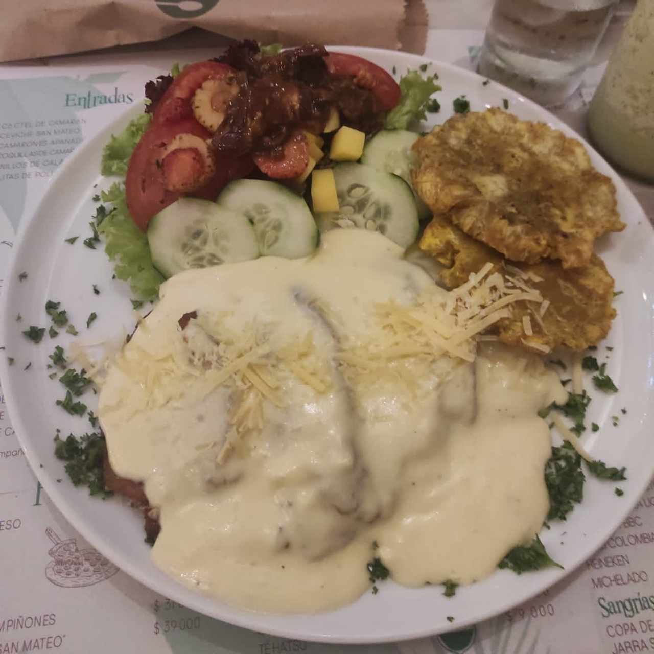 Cerdo en Salsa 3 Quesos