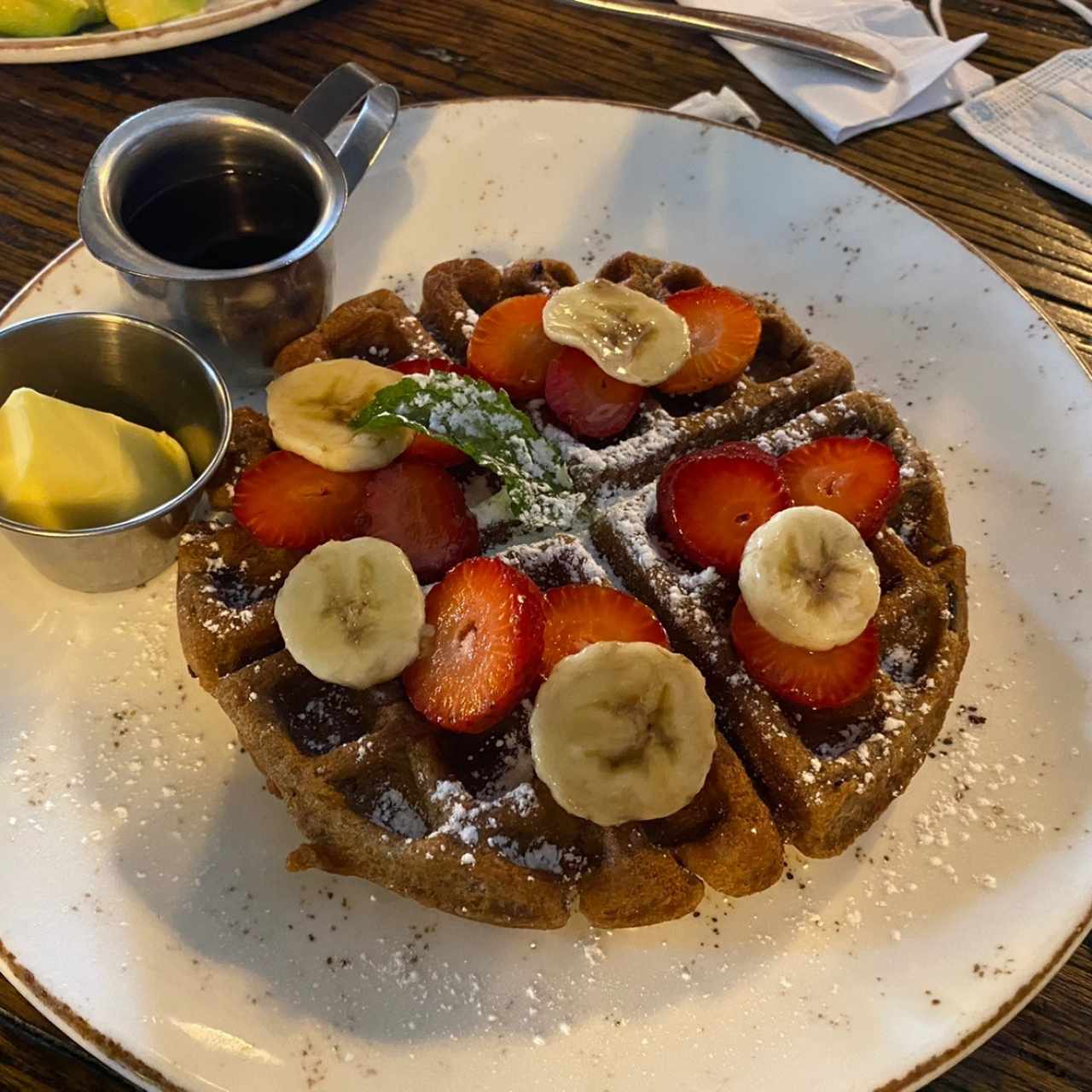 Waffles de panela 