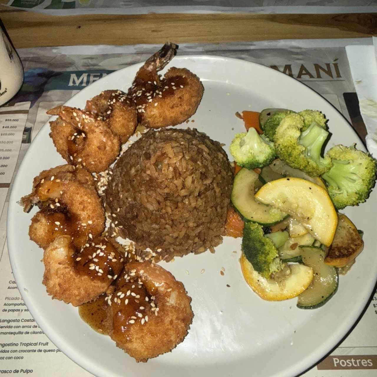 Langostinos al panko