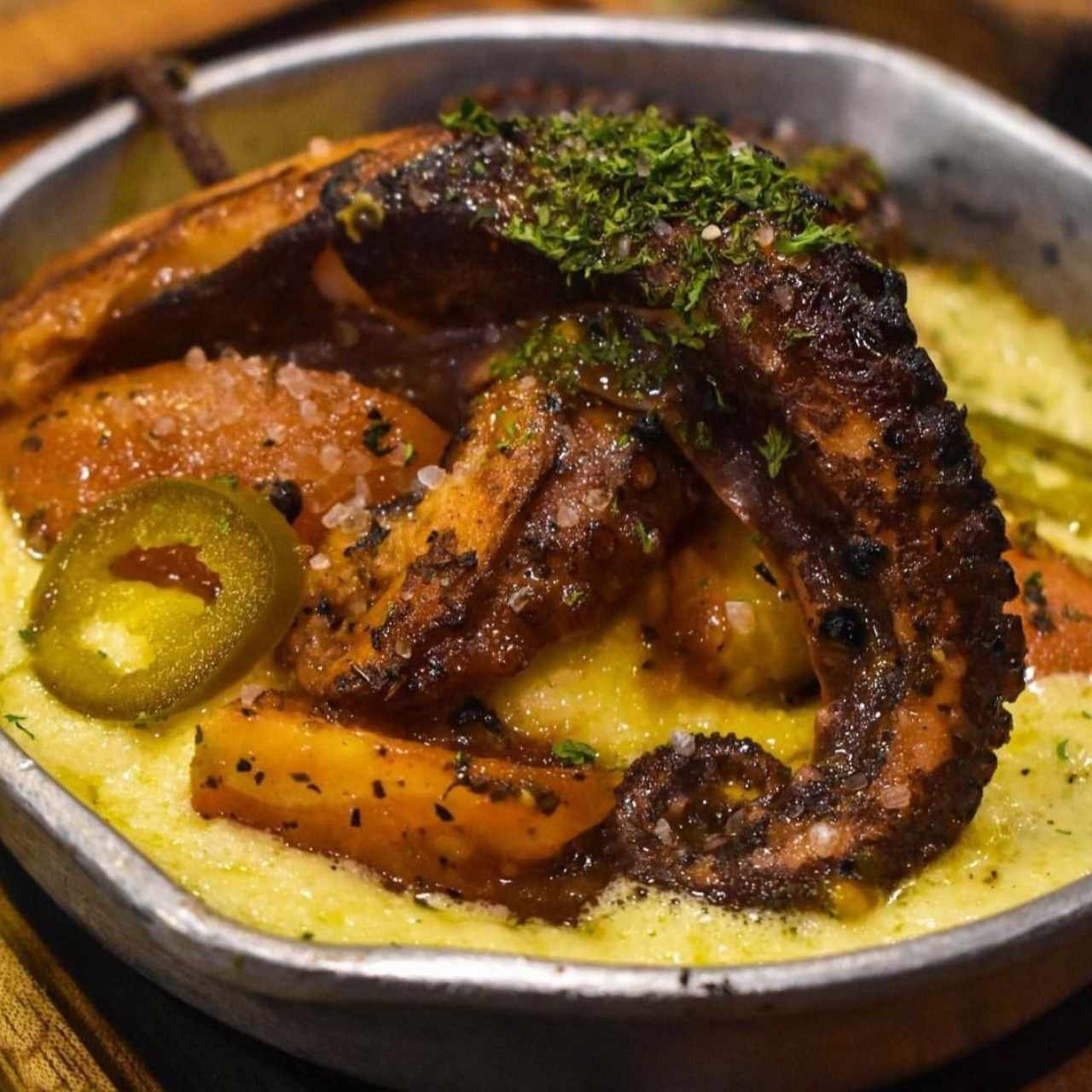 Pulpo a la parrilla 
