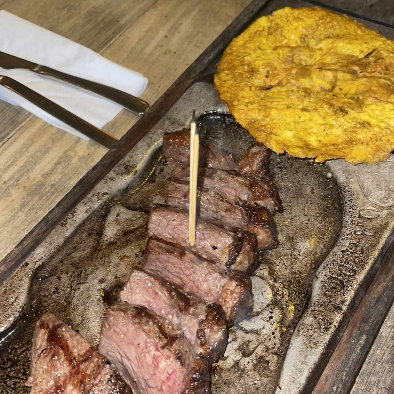 Punta de anca con patacon