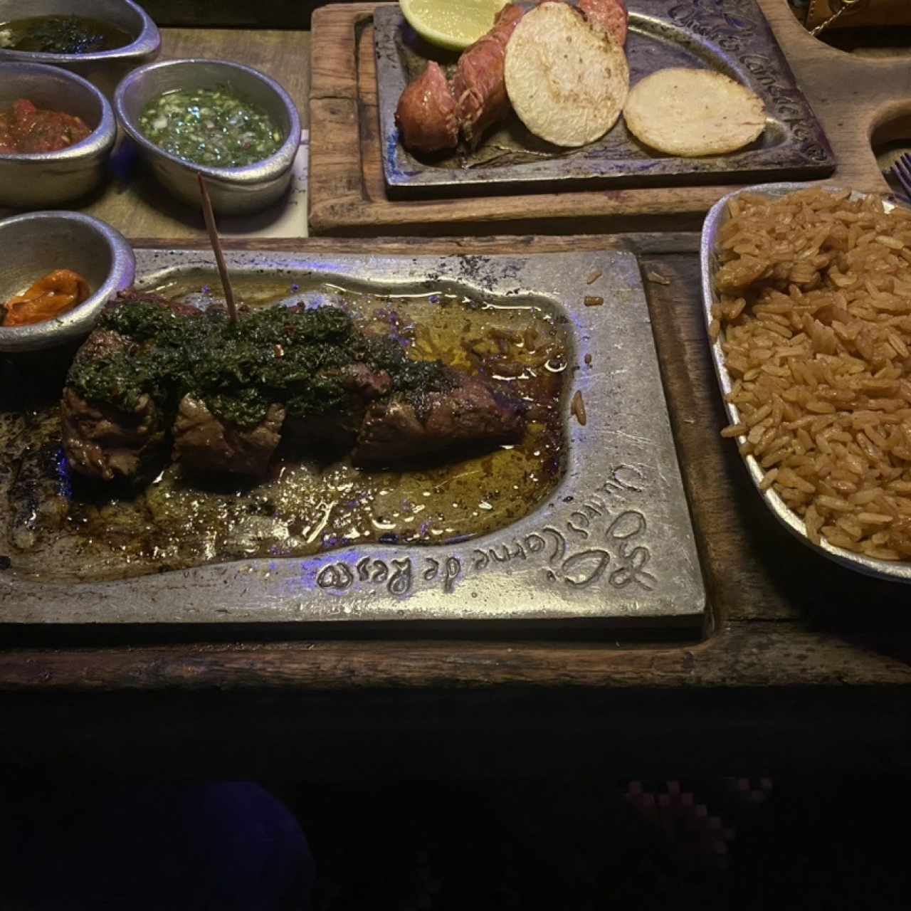 Lomo al vino + Arroz con coco | Chorizo Argentino
