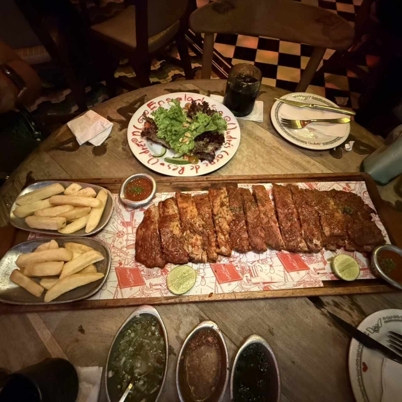 1800gramos de Costillas BBQ