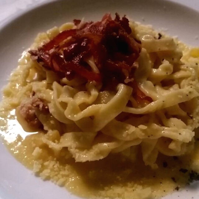 Tagliatelle carbonara