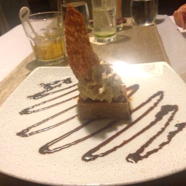 Flan de cafe con chantilli
