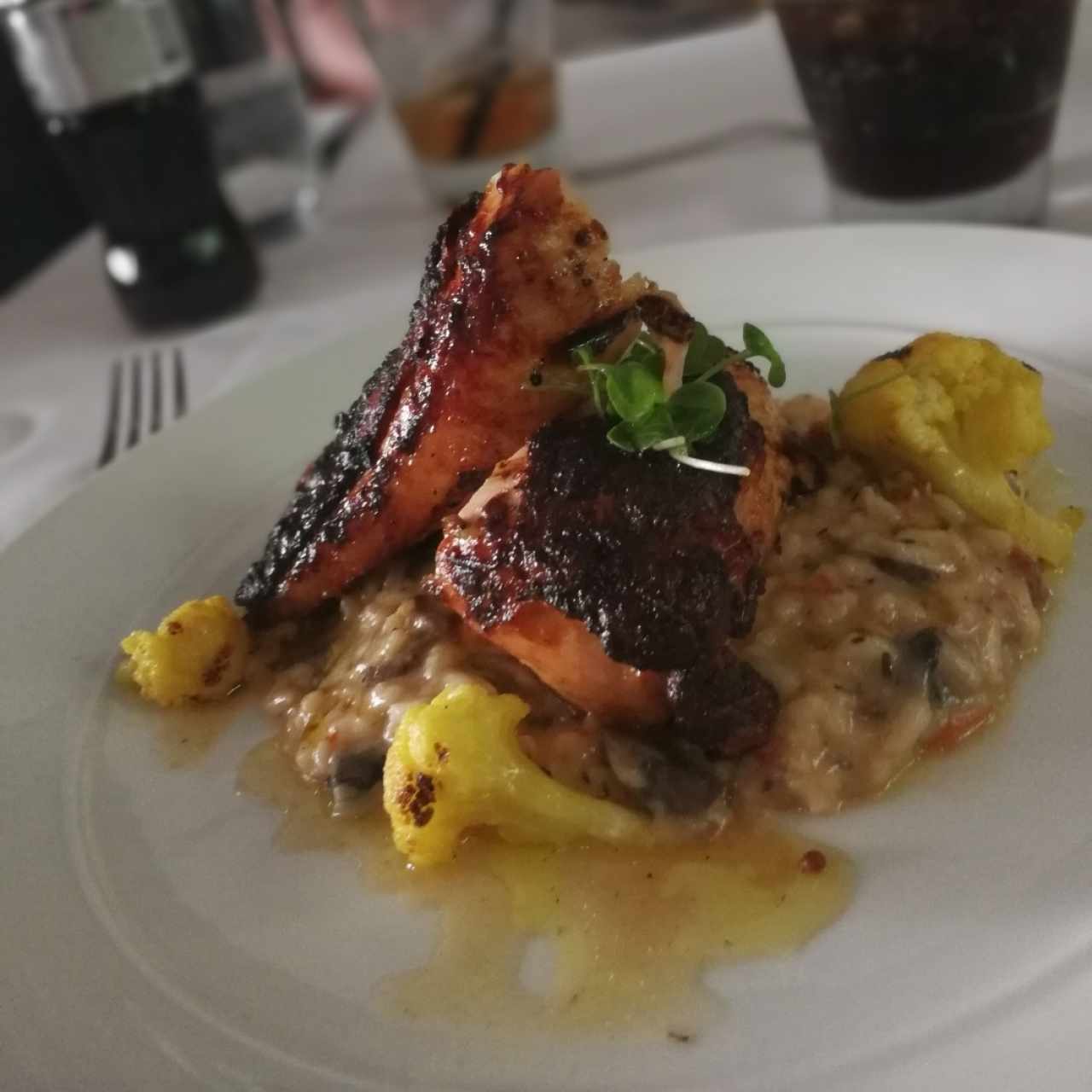 Pollo con Risotto