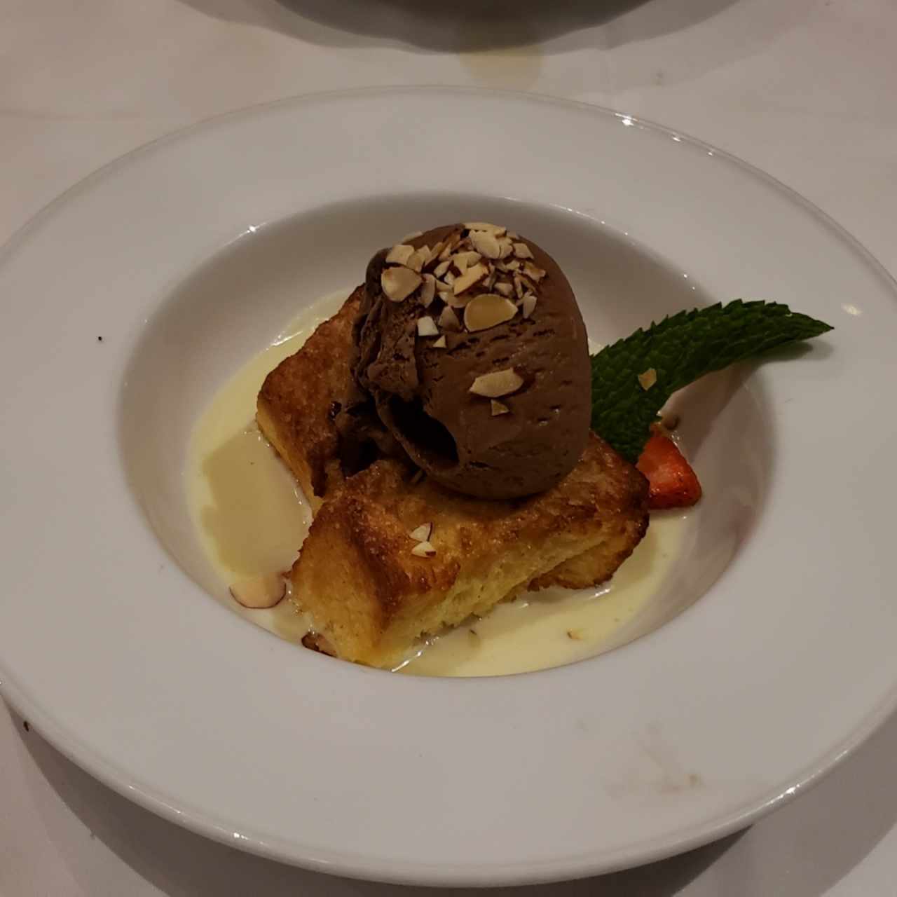 Torrijas con helado