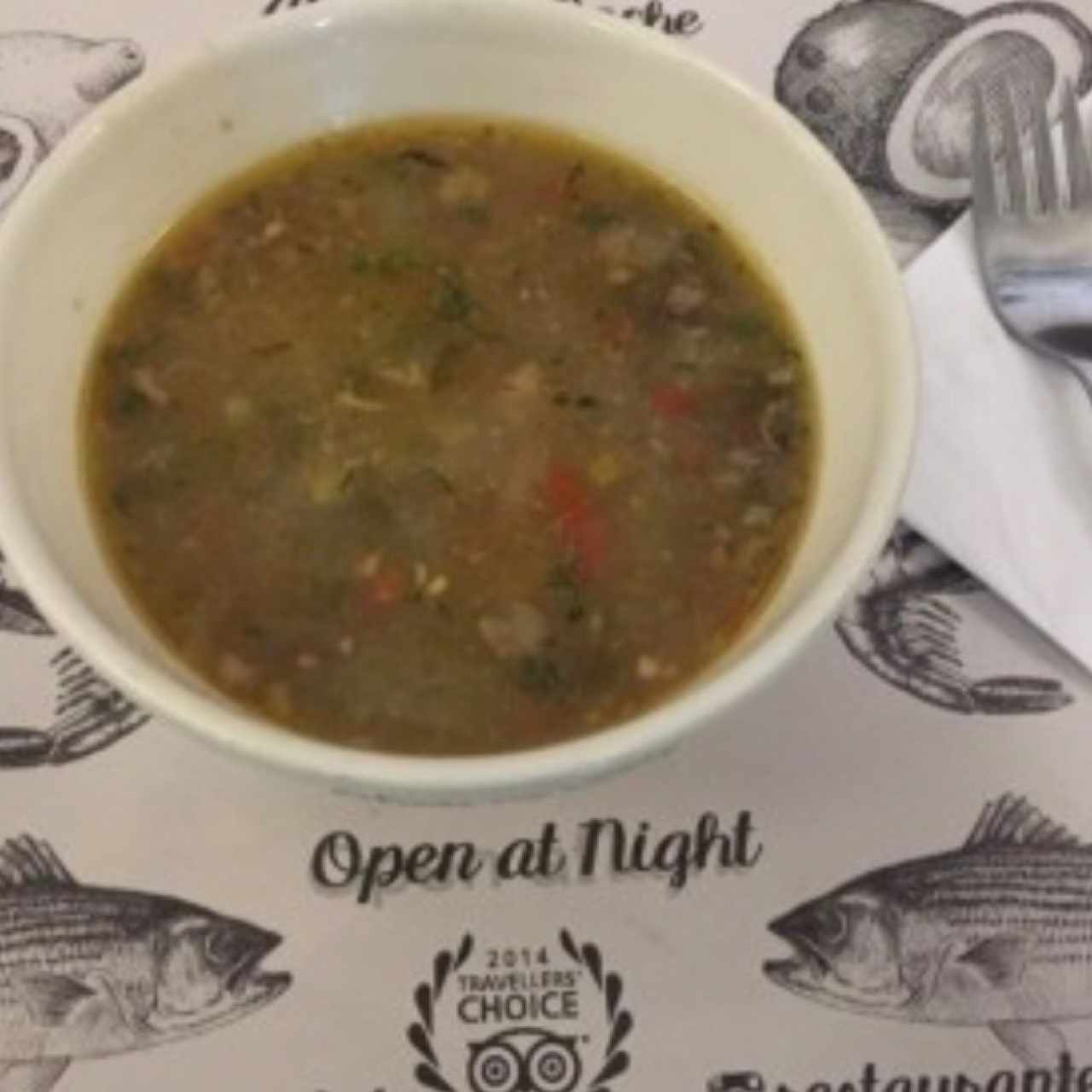sopa de cortesía