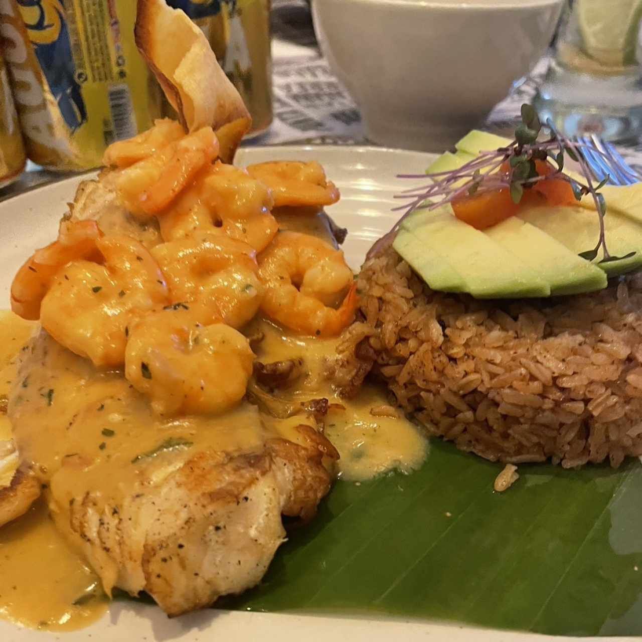 Filete a la camaronera 