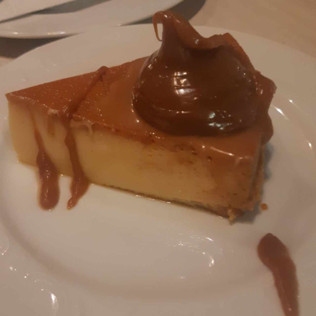 Flan de arequipe 