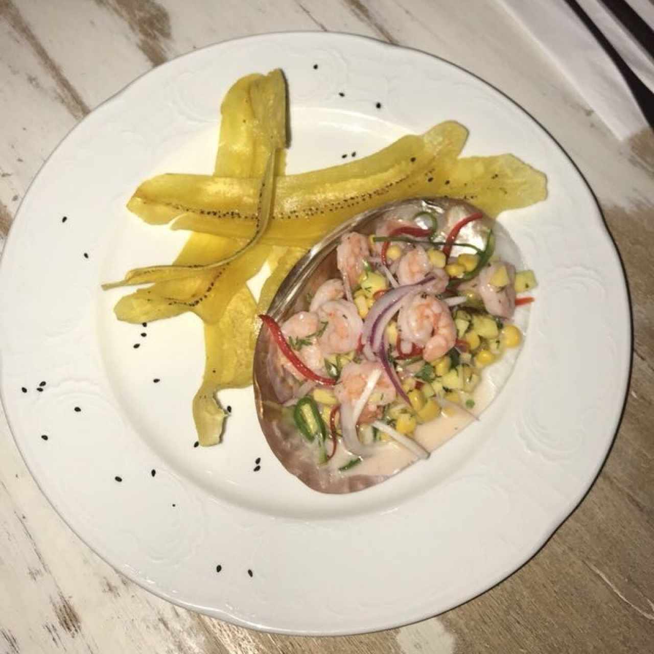 coctel de camarones