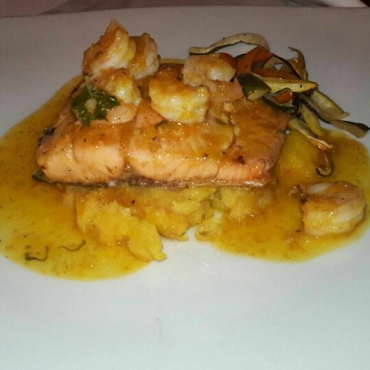 salmon agridulce