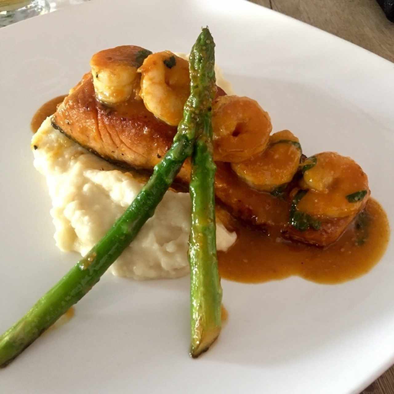 Salmón agridulce