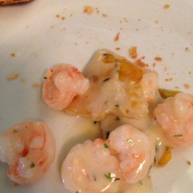 Camarones en hamaca