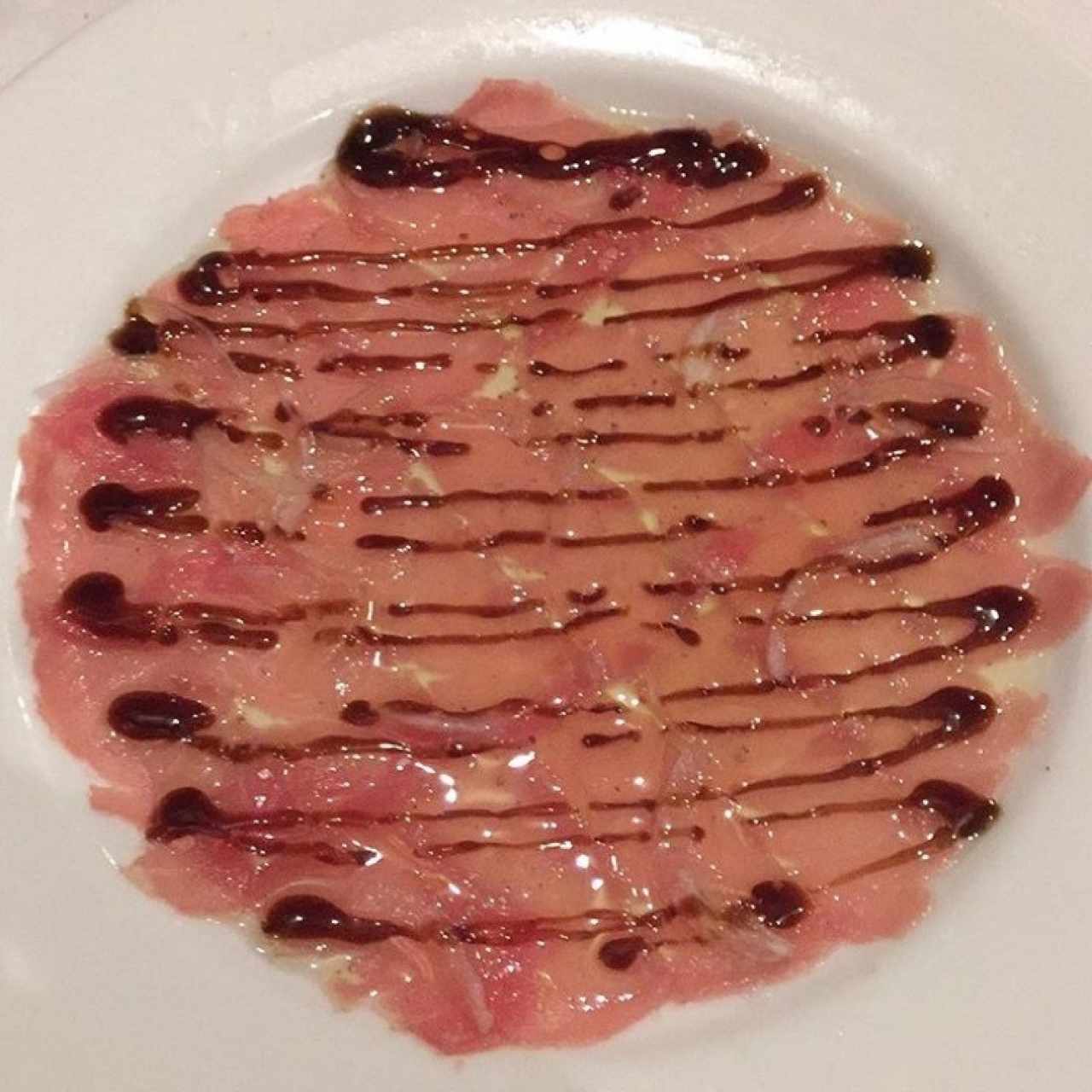 carpaccio de tuna