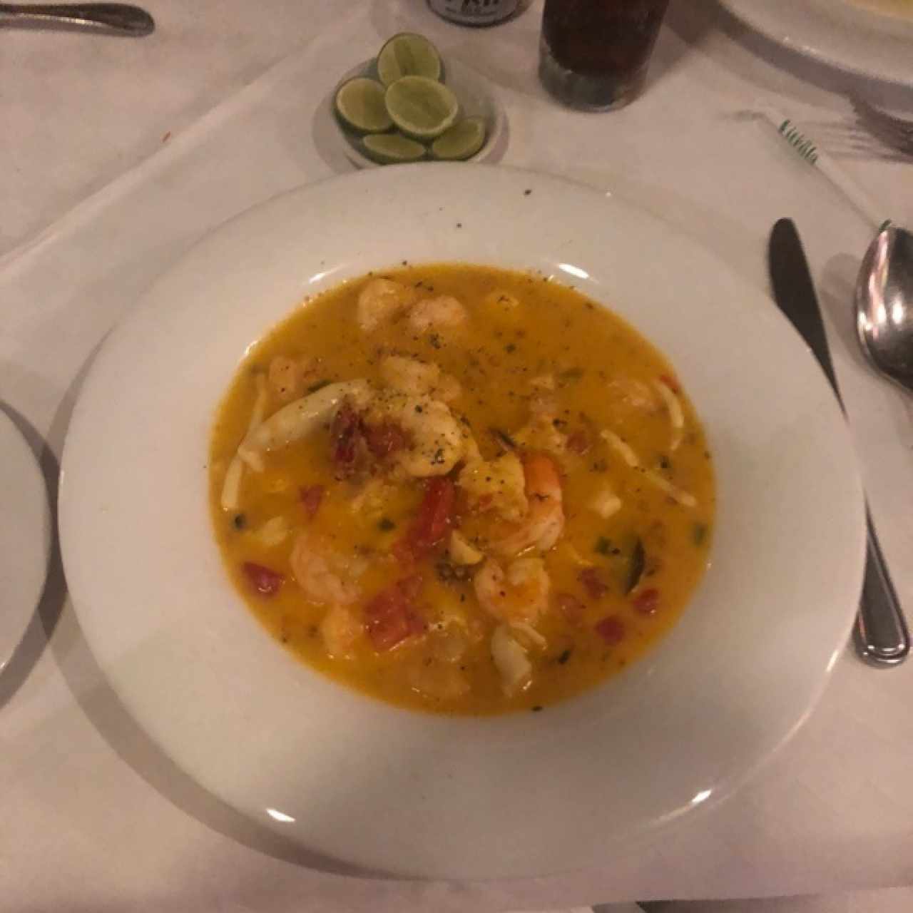 casuela de mariscos 