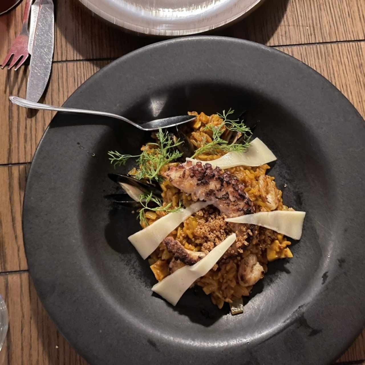 Arroz Meloso de Mariscos