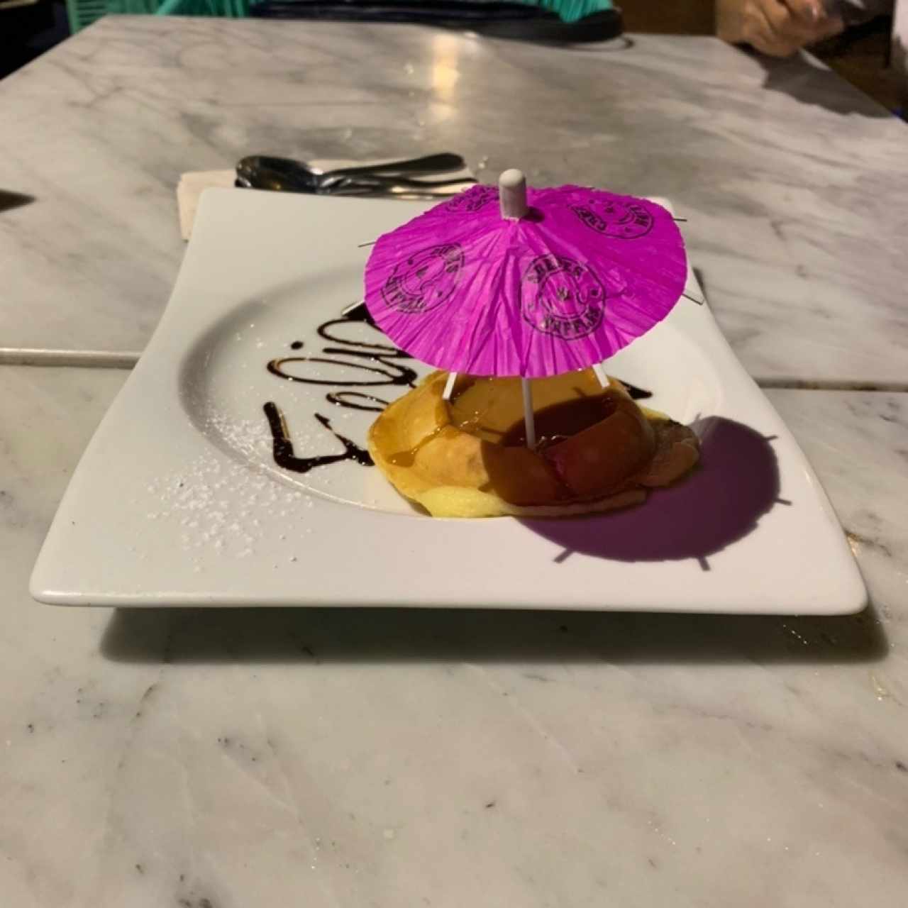 waffles detalle por cumpleaños 
