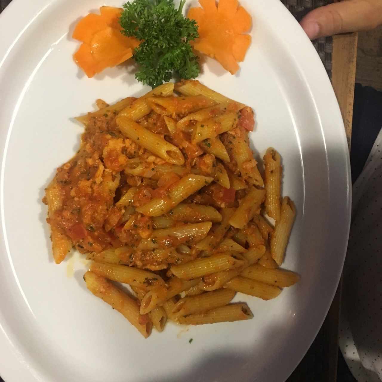 penne al salmon