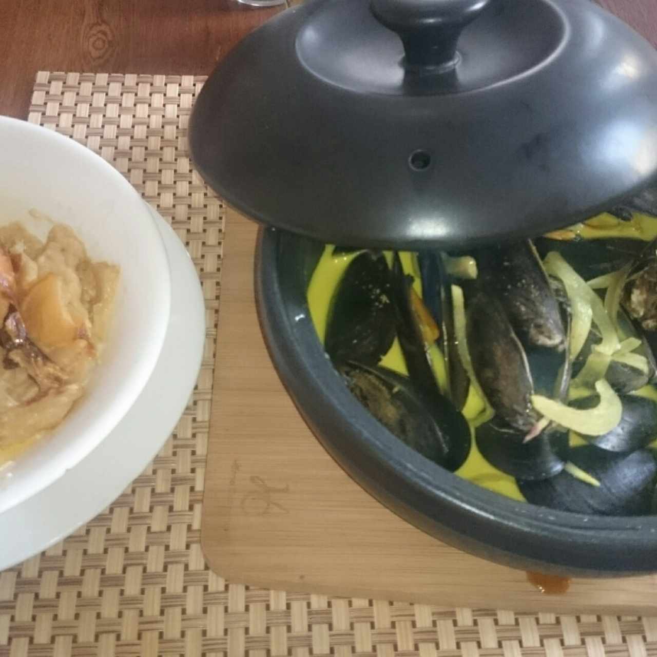Mejillones al curry 