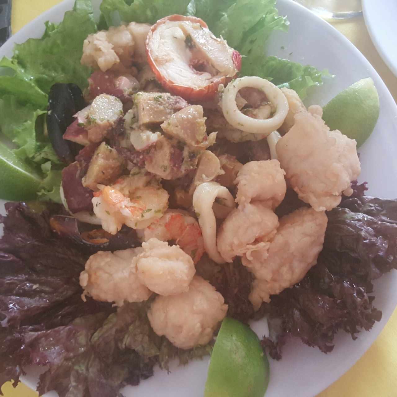 mariscos al ajillo