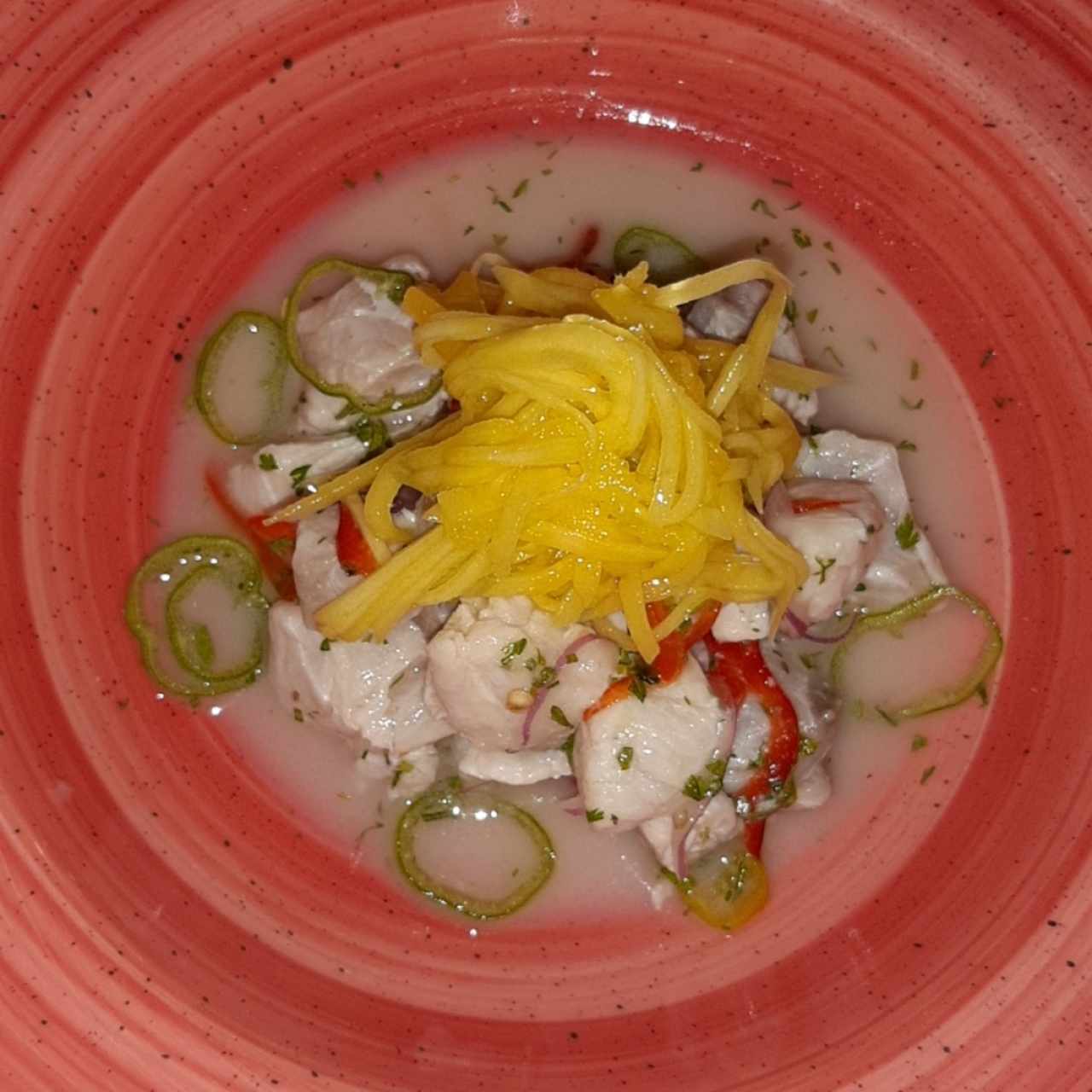ceviche de corvina 