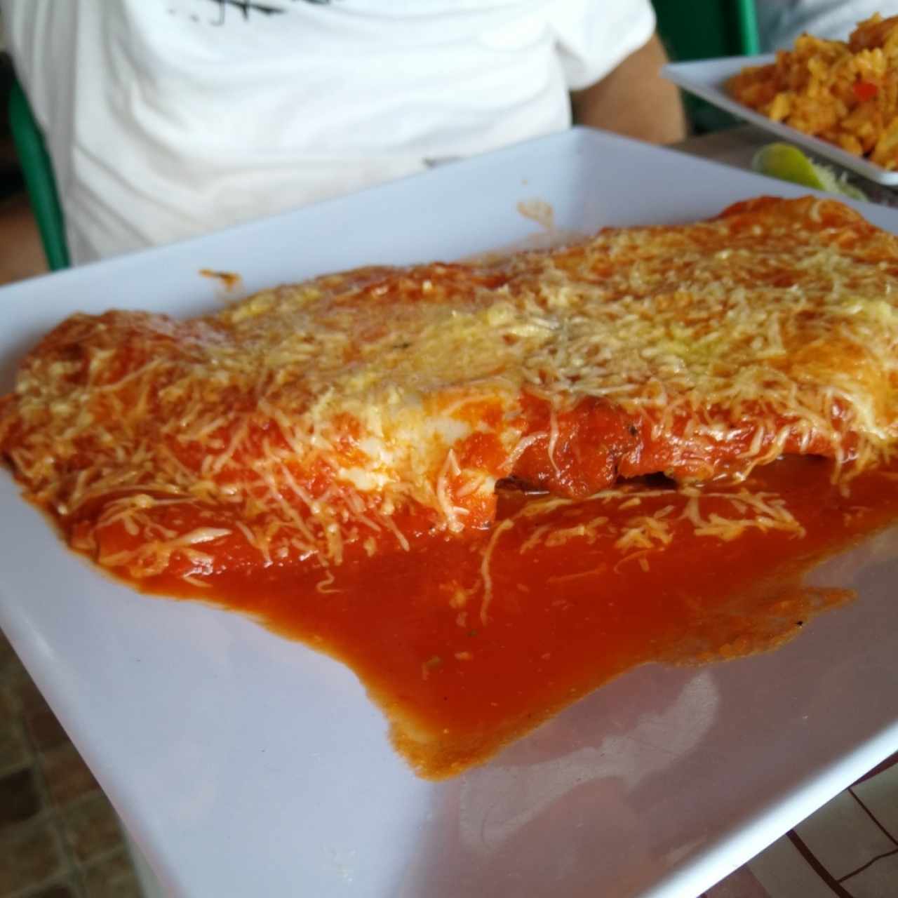 milanesa de pollo