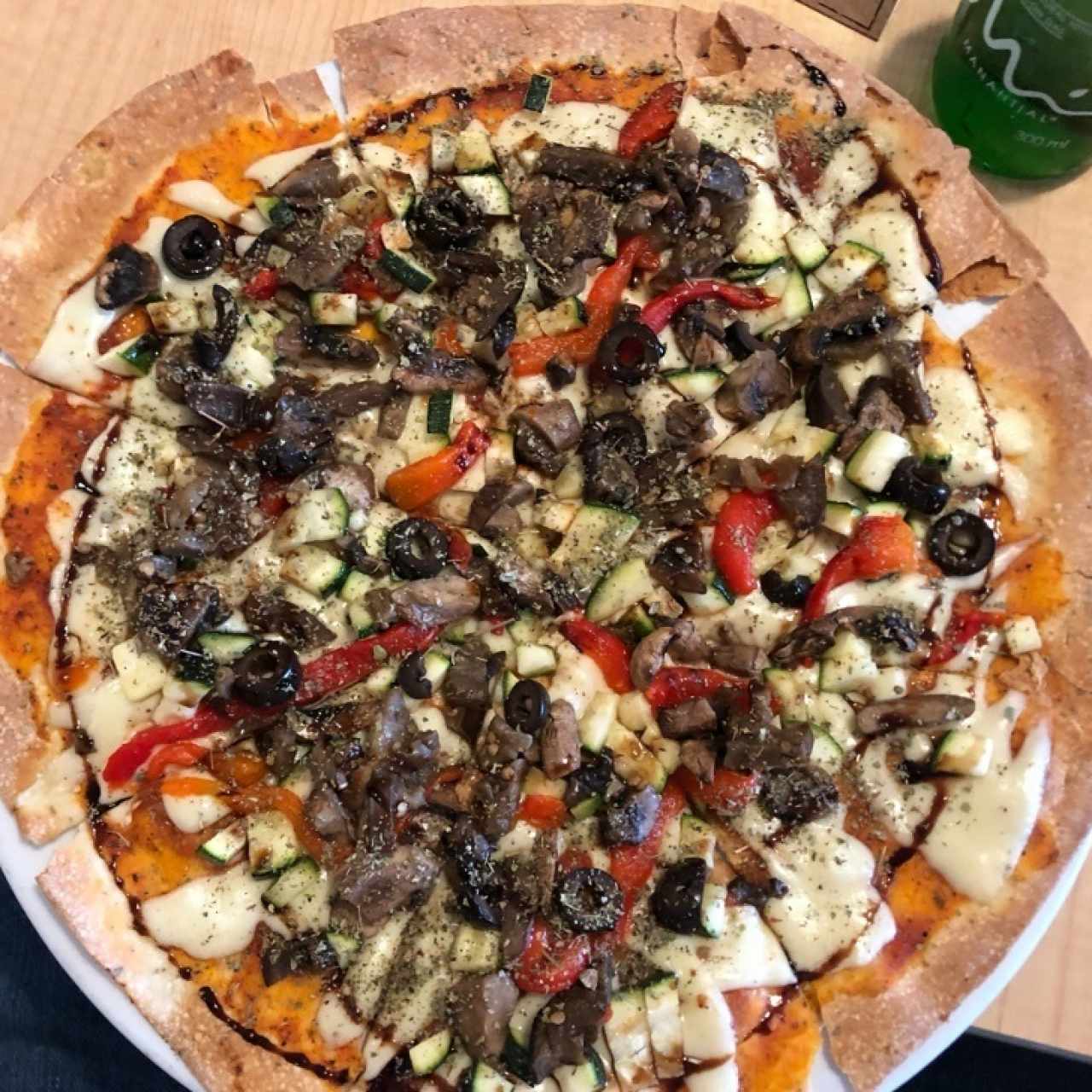 pizza de vegetales