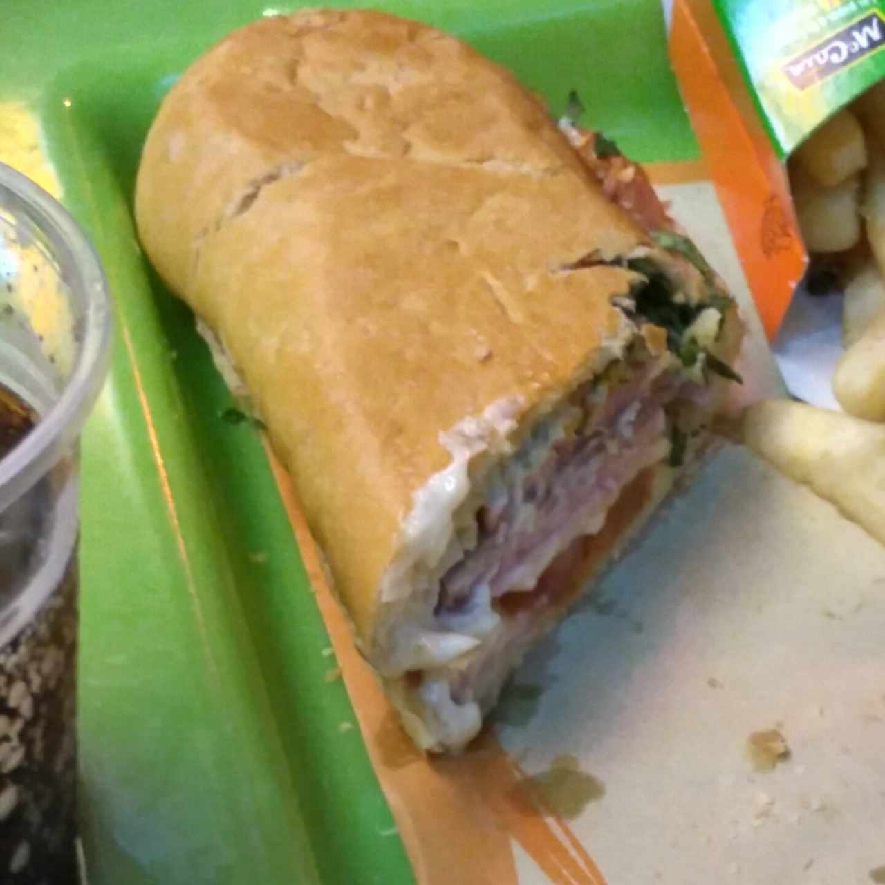 sándwich jamon