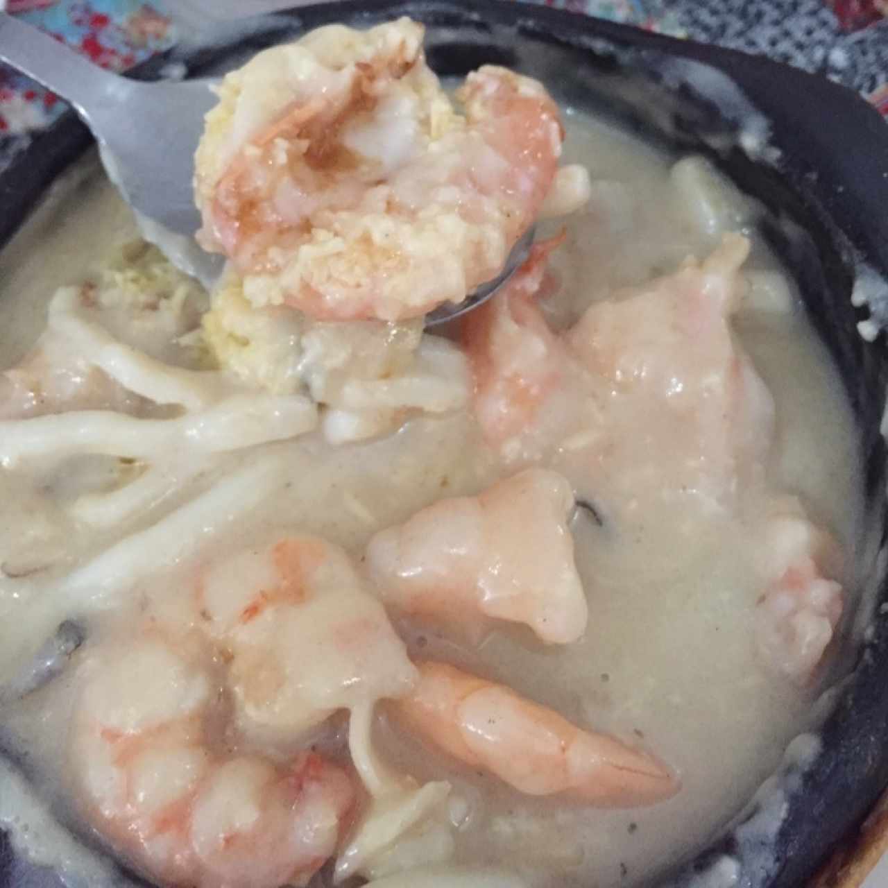 cazuela de mariscos