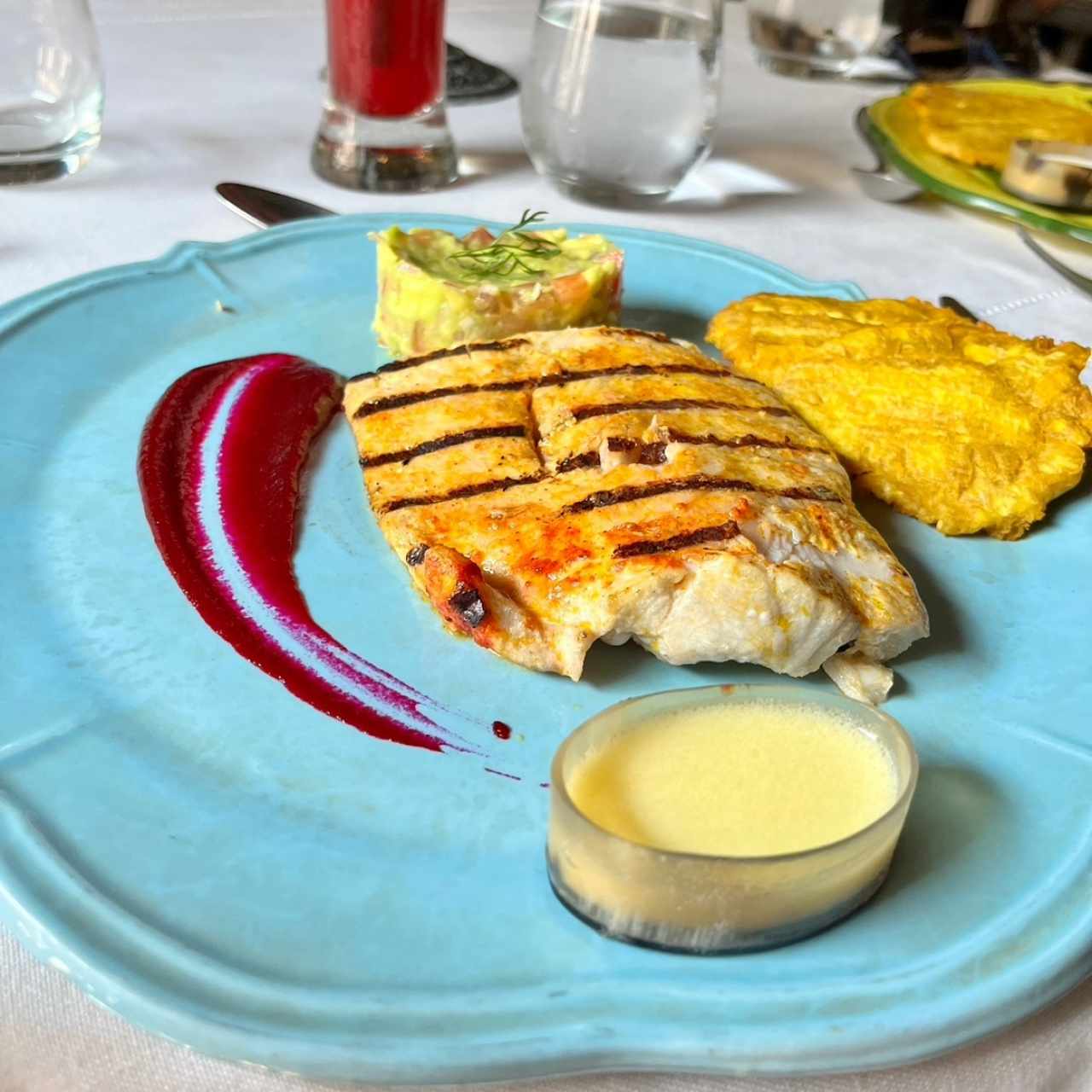 Filete de pescado a la parrilla