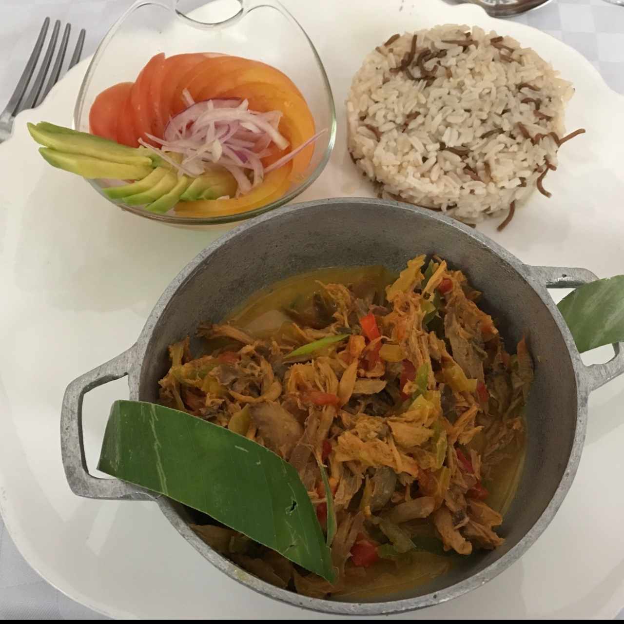 conejo en leche de coco