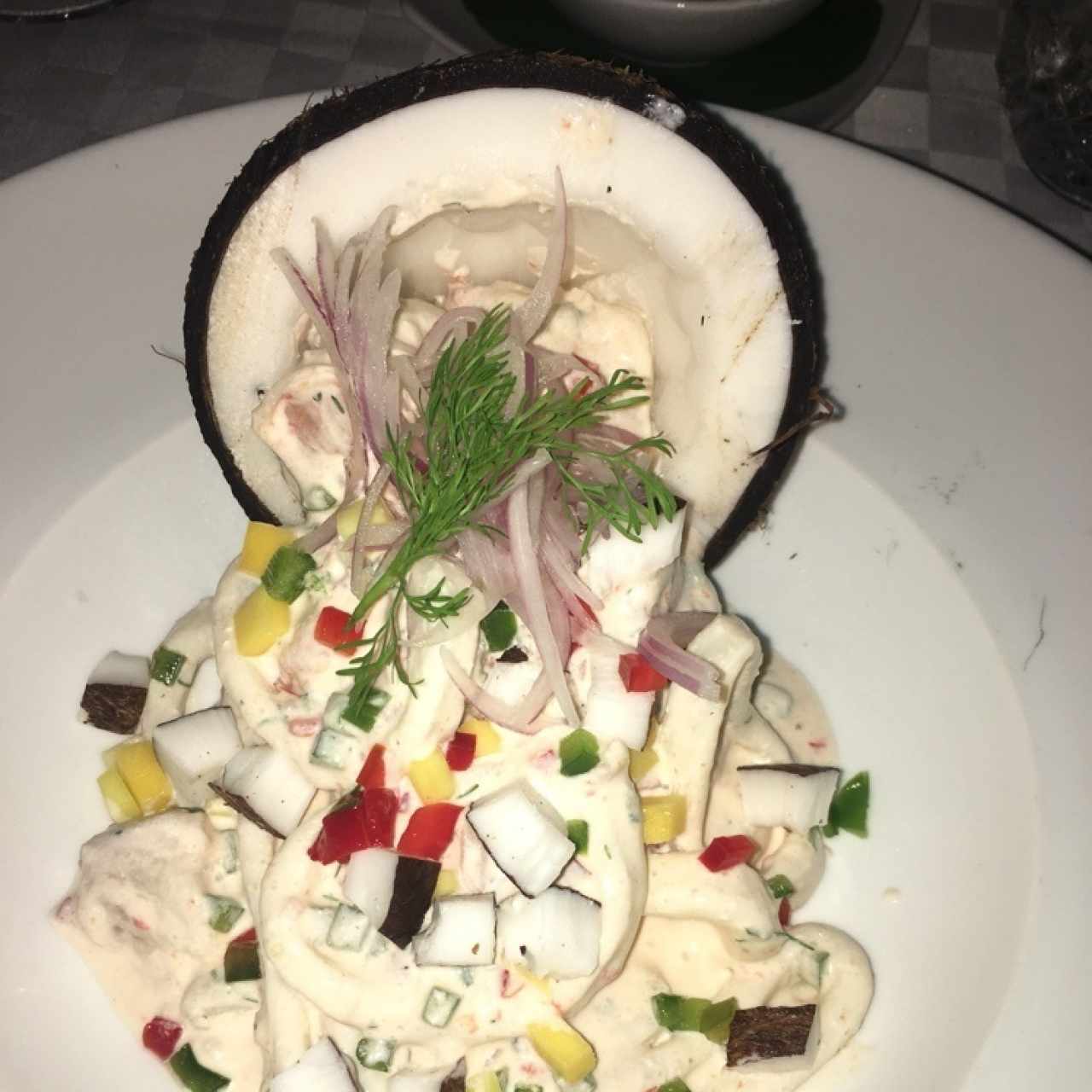 ceviche de coco