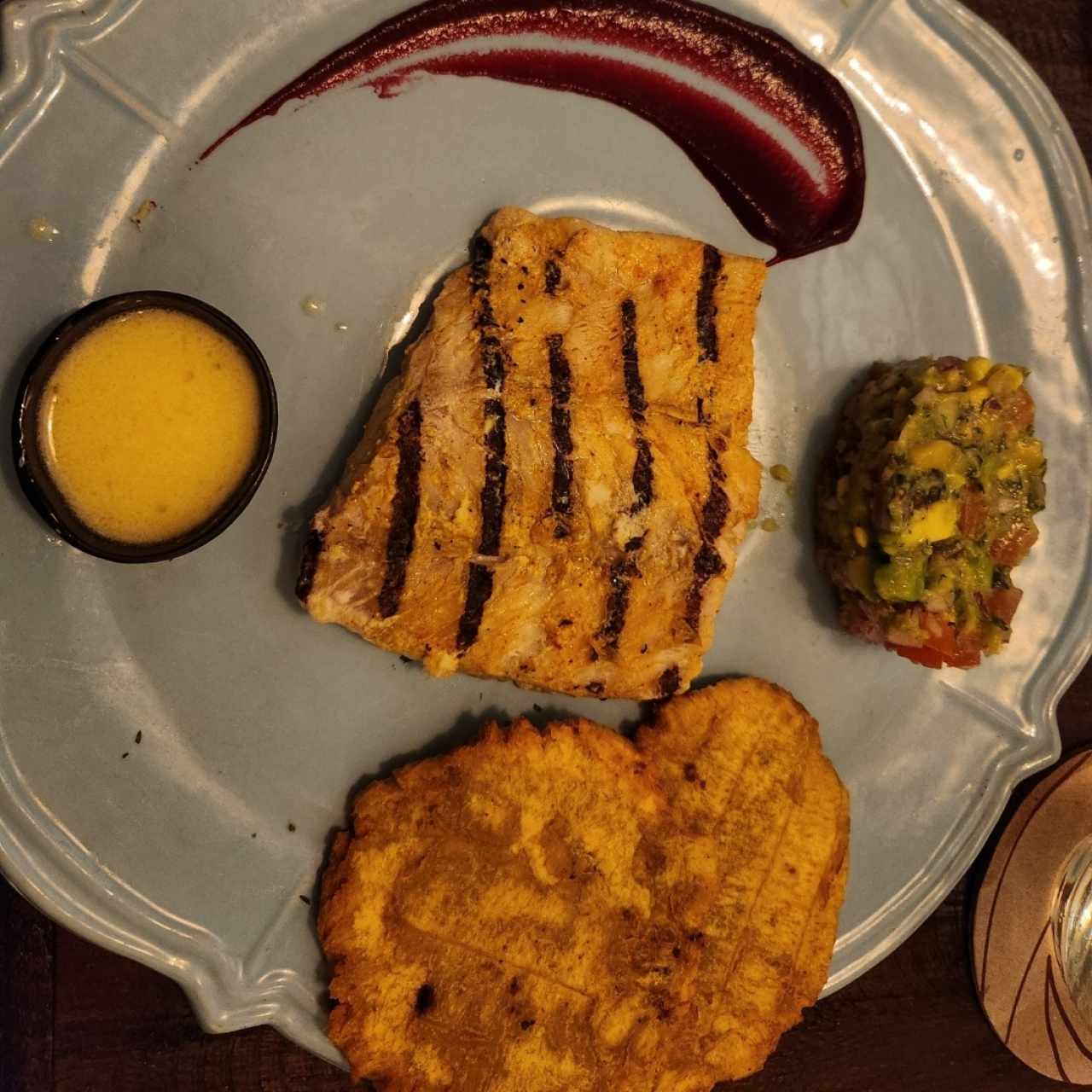Pescado a la parrilla 