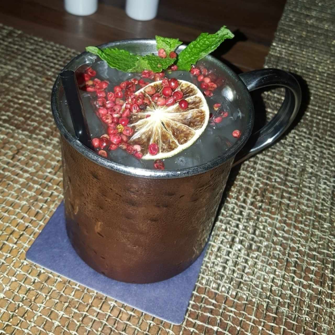 Moscow Mule con pimienta roja