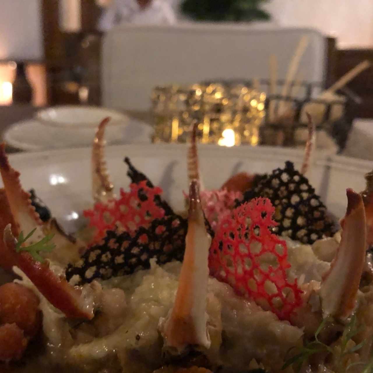 camarones y cangrejos