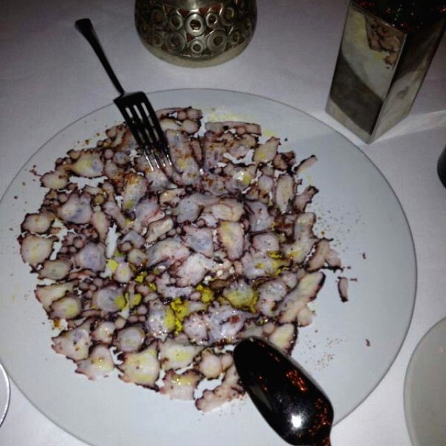 Carpacio de pulpo