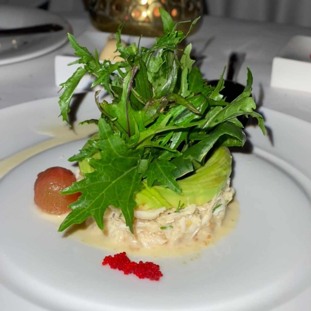 Ceviche de aguacate y corvina 