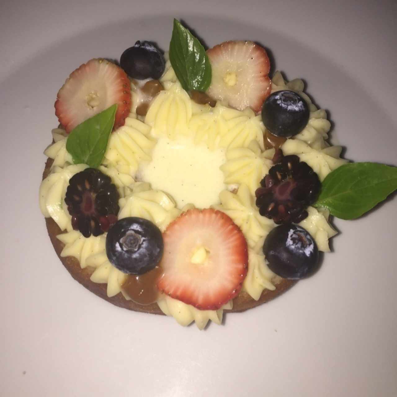 Postre Recomendación del Chef- Donut con frutos