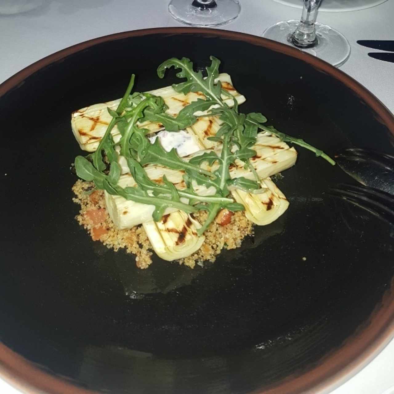 Ensalada de palmitos a la plancha