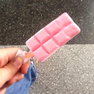 Paleta de frambuesa
