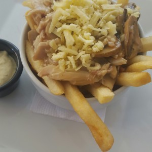 Pulled turkey mushrooms 