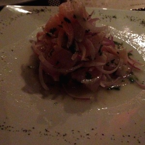 Ceviche peruano tradicional 