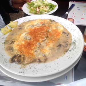 Robalo gratinado